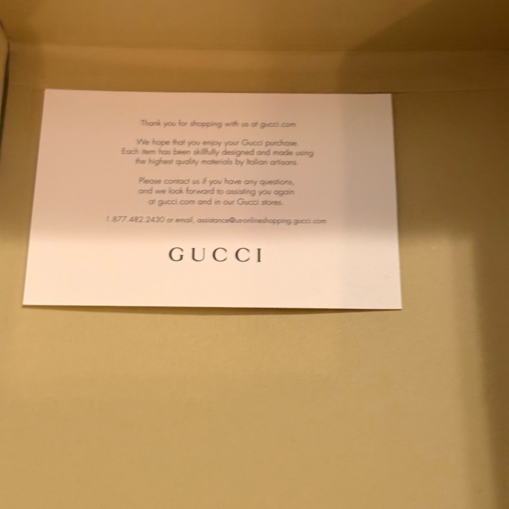 Authentic Gucci Marmont Wide Black leather Belt with Gold GG Buckle - Size 95 - Picture 8 of 8